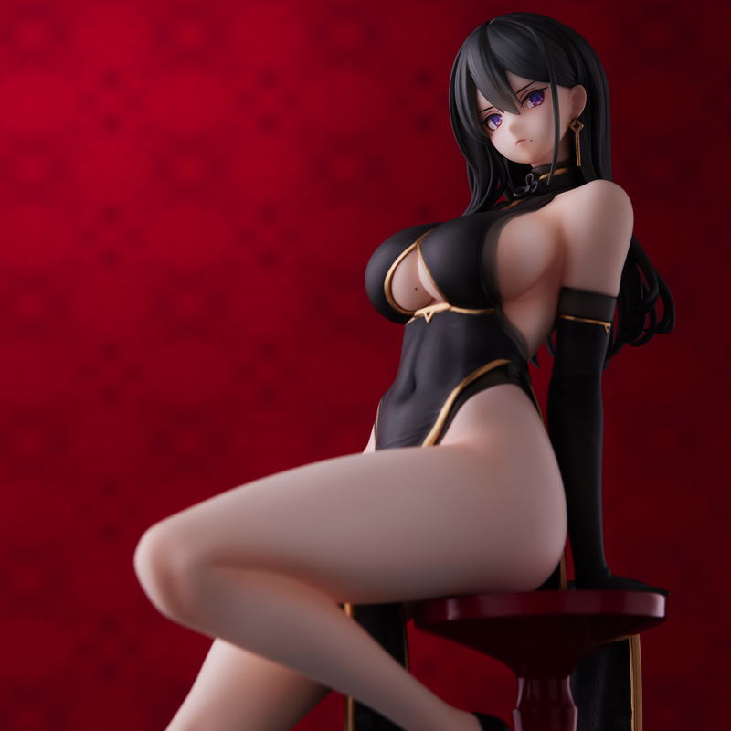 Original Character Pre-Painted Figure: Hayabusa Illustration Black China-san image 12