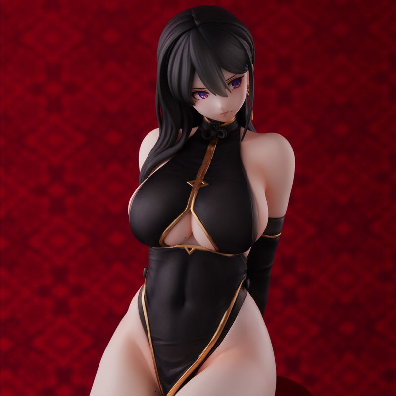 Original Character Pre-Painted Figure: Hayabusa Illustration Black China-san image 13