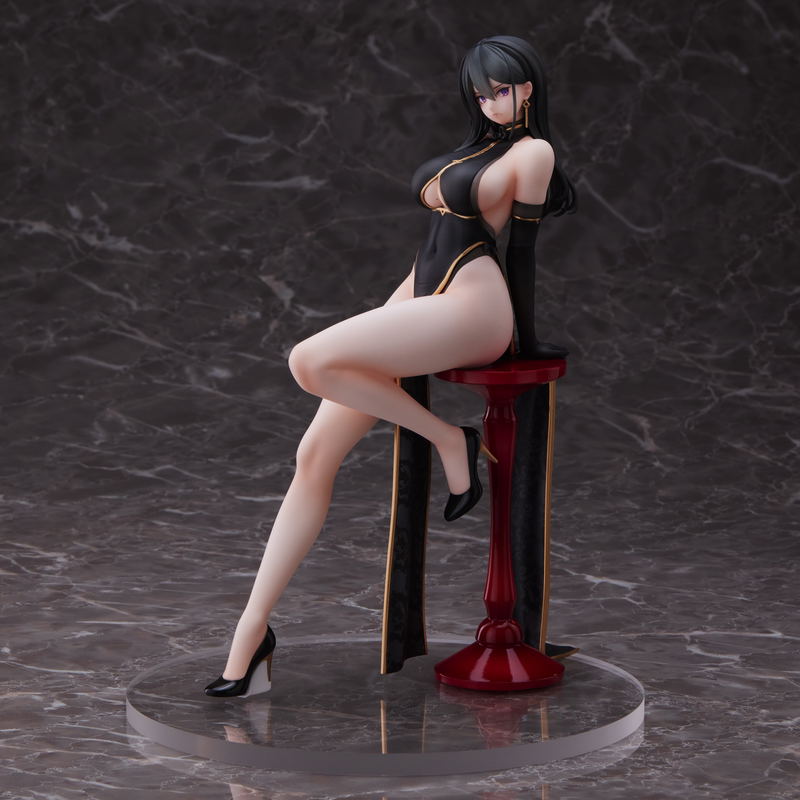 Original Character Pre-Painted Figure: Hayabusa Illustration Black China-san image 2