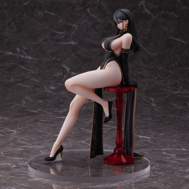 Original Character Pre-Painted Figure: Hayabusa Illustration Black China-san image 3