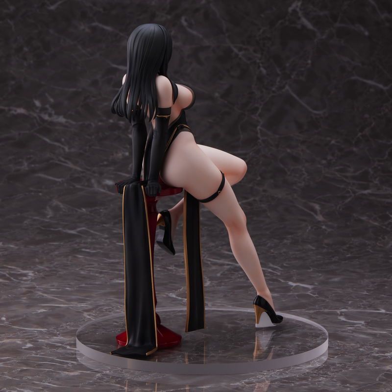 Original Character Pre-Painted Figure: Hayabusa Illustration Black China-san image 4