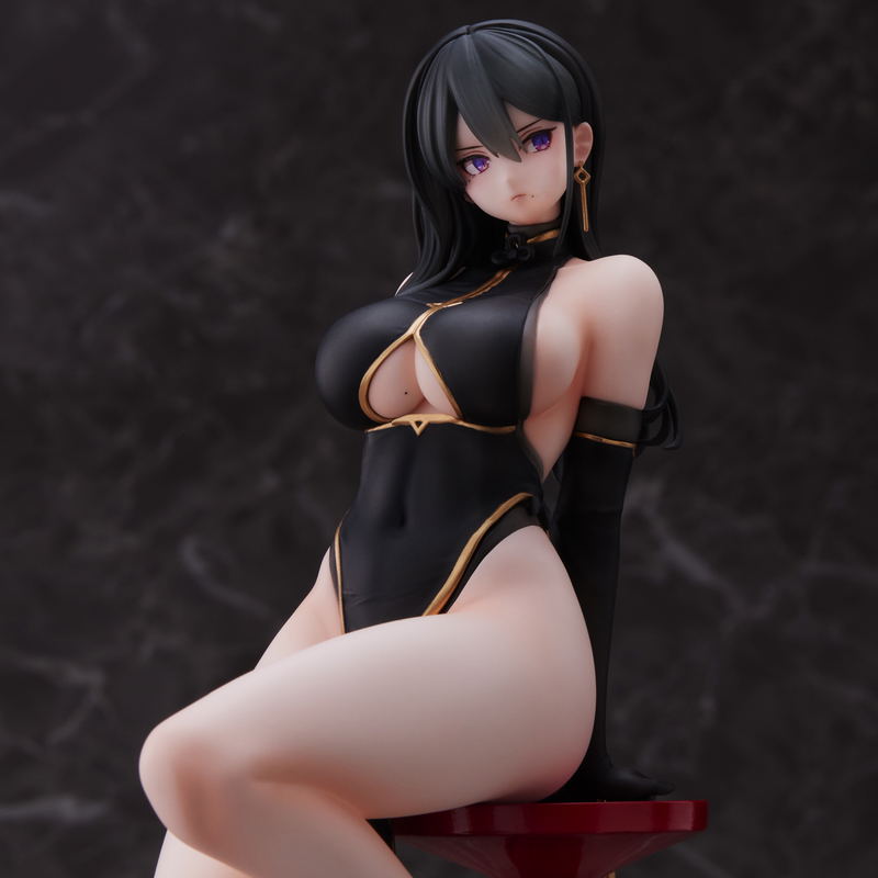 Original Character Pre-Painted Figure: Hayabusa Illustration Black China-san image 7