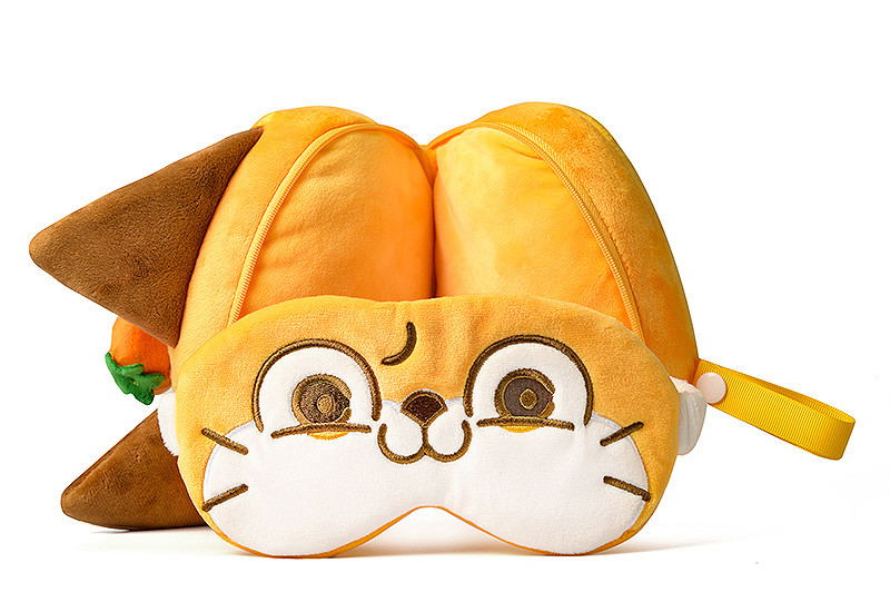 Strawberry Dafu 2-in-1 Miniature Pillow + Eye Mask: Anji image 4