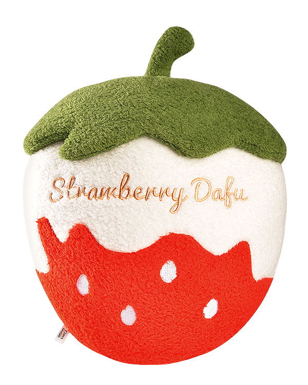 Strawberry Dafu Hug Pillow: Strawberry image 3