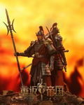 Dawn of Kingdoms 1/12 Pre-Painted Figure: Dodowo x D20studio Chinese Swordman (Silver) thumbnail 3