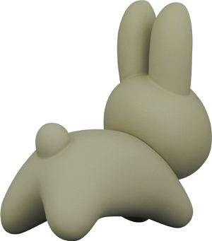 Ultra Detail Figure No. 714 Dick Bruna Series 6: Rabbit (Gray) 2 Set