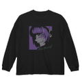 Call of the Night - Nazuna Big Silhouette Long Sleeve T-Shirt (Black | Size XL) thumbnail 1