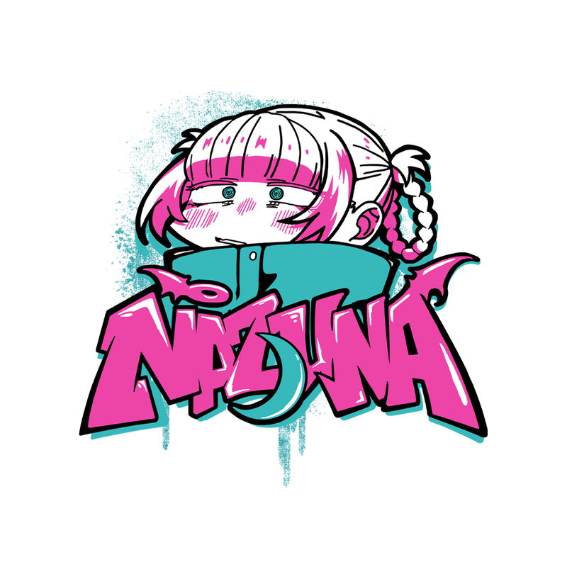 Call of the Night - Nazuna Paint Art T-Shirt (White | Size L) image 2