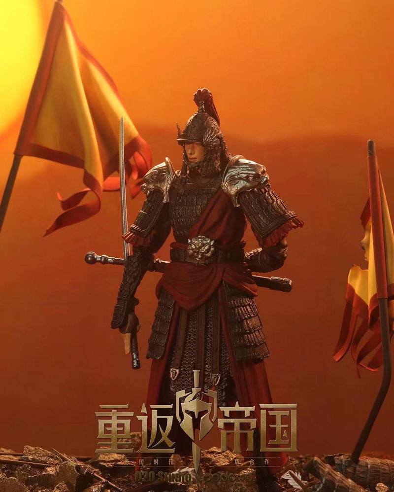 Dawn of Kingdoms 1/12 Pre-Painted Figure: Dodowo x D20studio Chinese Swordman (Silver) image 1