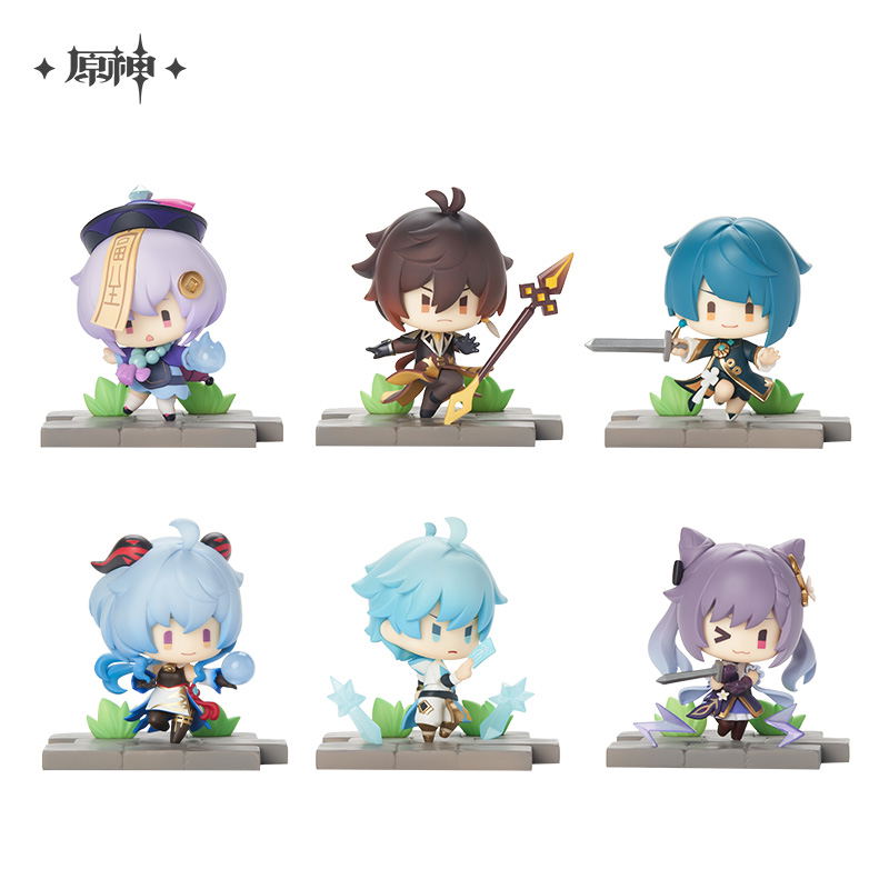 Genshin Impact Battle Scene Collection Figure Liyue Edition (Set of 6 Pieces) (Re-run) image 1