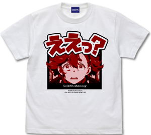 Mobile Suit Gundam: The Witch from Mercury - Suletta Eh? T-Shirt (White | Size M)_