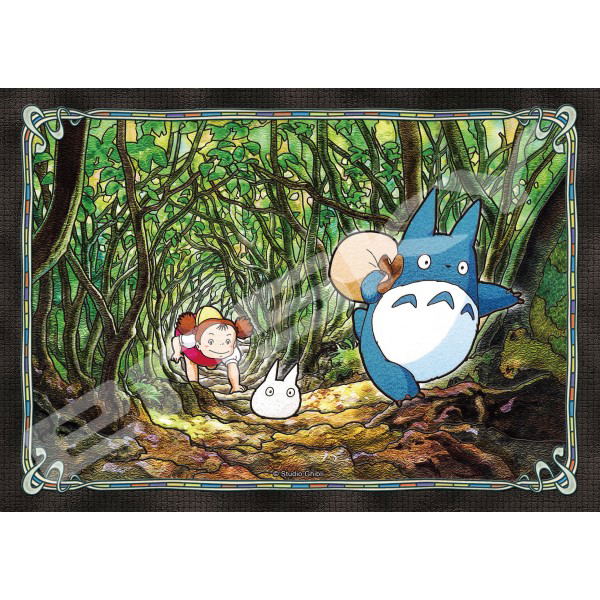 My Neighbor Totoro Art Crystal Jigsaw Puzzle 208 Piece 208-AC69: Secret Tunnel image 1