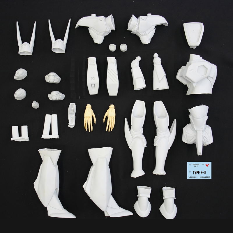 Nankoku Factory Mobile Police Patlabor 1/24 Scale Soft Vinyl Kit: AV-X0 Type Zero Reprint Edition image 7