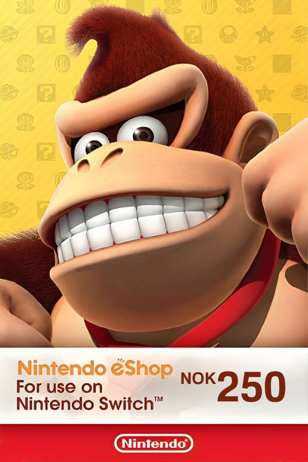 Nintendo eShop Card 250 NOK | Norway Account <span class="ext ext_digital">digital</span> image 1