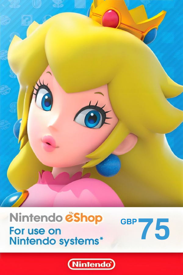 Nintendo eShop Card 75 GBP | UK Account <span class="ext ext_digital">digital</span> image 1