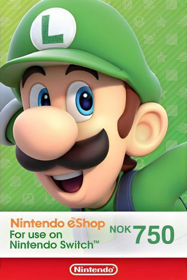 Nintendo eShop Card 750 NOK | Norway Account <span class="ext ext_digital">digital</span> image 1