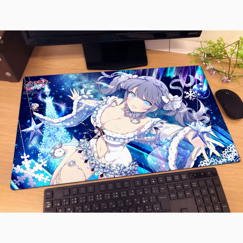 Shinovi Master Senran Kagura New Link Rubber Mat Yumi / Popular Vote Bakunyu Festival (Re-run) image 2