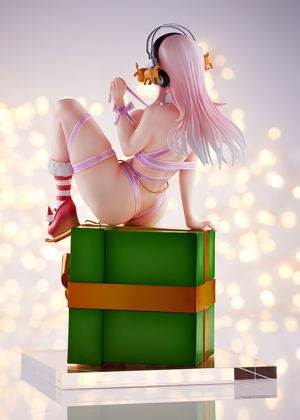 Super Sonico 1/7 Scale Pre-Painted Figure: Super Sonico 10th Merry Christmas! TF Edition