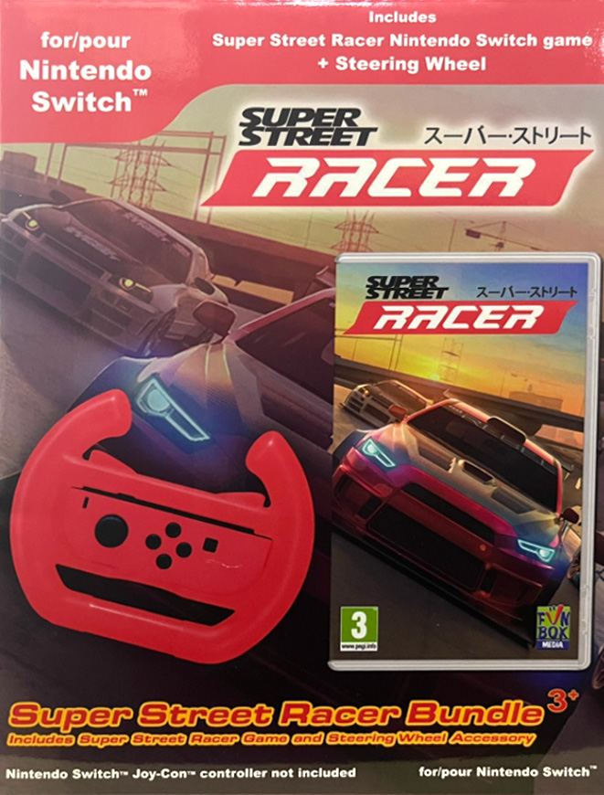 Persona a cargo del juego deportivo Perenne Arthur Conan Doyle Super Street: Racer Bundle for Nintendo Switch