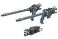 Zoids HMM 1/72 Scale Plastic Model Kit: Zoids Customize Parts Gojulas Cannon Set thumbnail 1