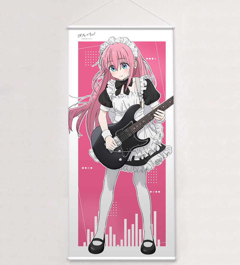 Bocchi The Rock! Original Illustration Big Wall Scroll: Gotoh Hitori / Maid Costume image 1