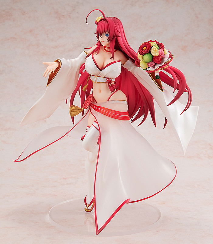 High School DxD Hero 1/7 Scale Pre-Painted Figure: Rias Gremory Pure White Bikini Ver. image 4