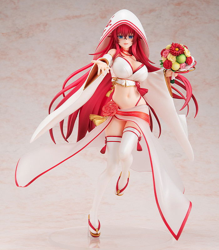 High School DxD Hero 1/7 Scale Pre-Painted Figure: Rias Gremory Pure White Bikini Ver. image 6