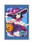 Ms. Vampire Who Lives In My Neighborhood Original Illustration Halloween B2 Wall Scroll: Akari thumbnail 1