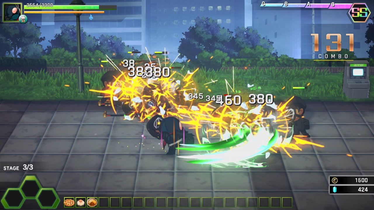 SD Shin Kamen Rider Rumble Screenshot 1