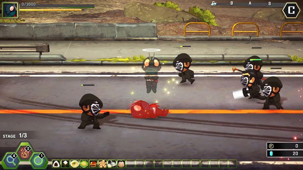 SD Shin Kamen Rider Rumble Screenshot 3