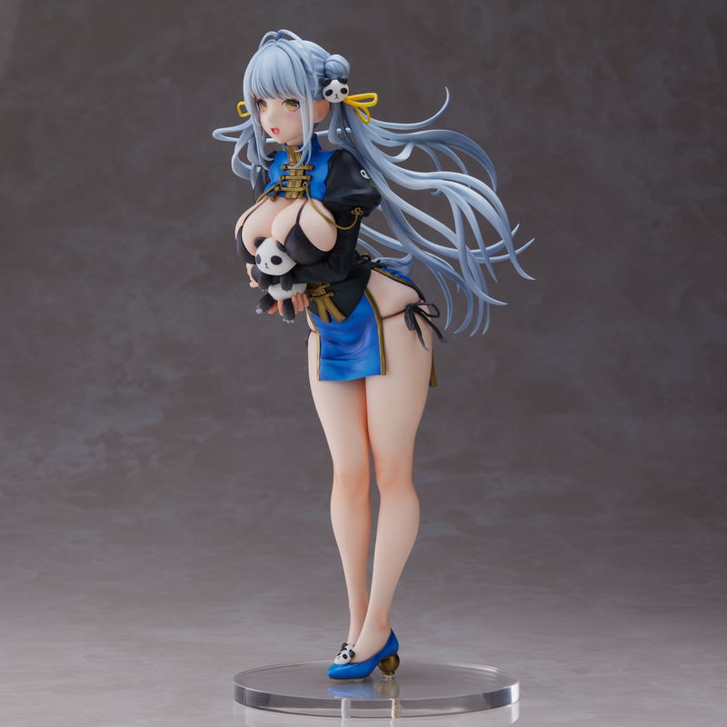 Original Character Pre-Painted Figure: Sencha Illustration Panda-chan (China Dress) image 3