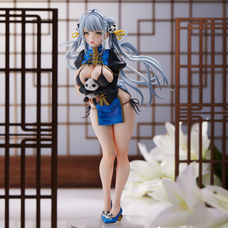 Original Character Pre-Painted Figure: Sencha Illustration Panda-chan (China Dress) image 10