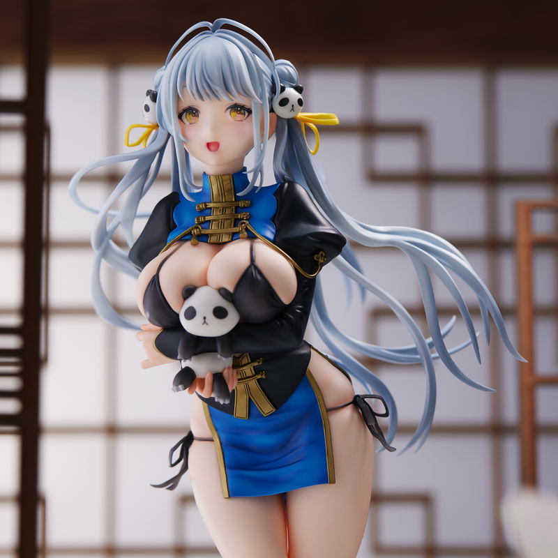 Original Character Pre-Painted Figure: Sencha Illustration Panda-chan (China Dress) image 11
