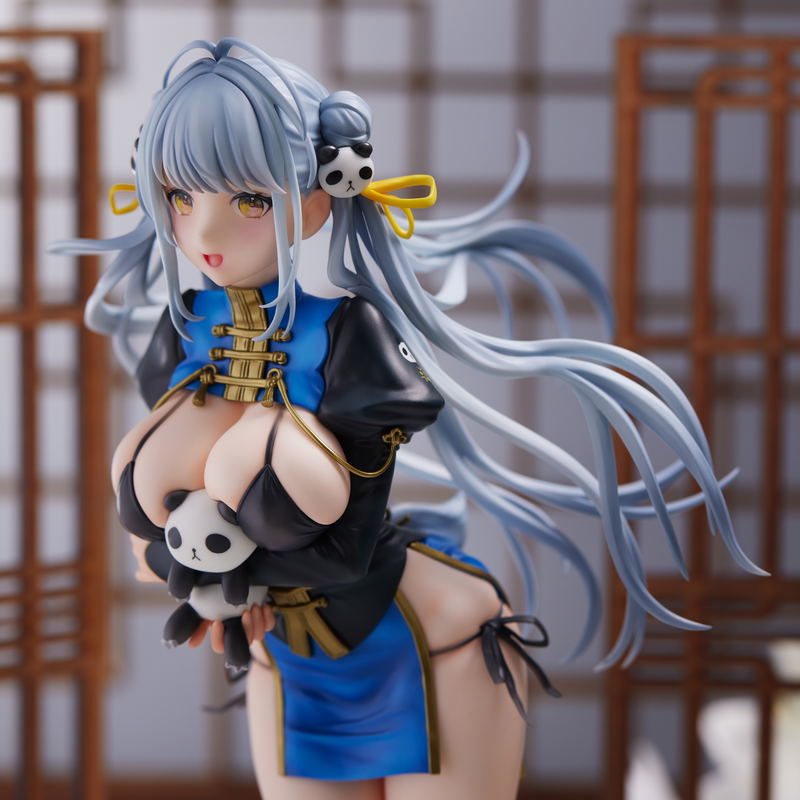 Original Character Pre-Painted Figure: Sencha Illustration Panda-chan (China Dress) image 12