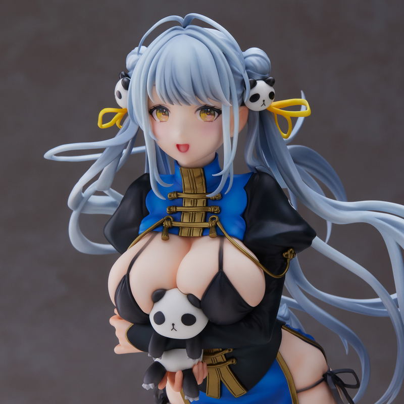 Original Character Pre-Painted Figure: Sencha Illustration Panda-chan (China Dress) image 6