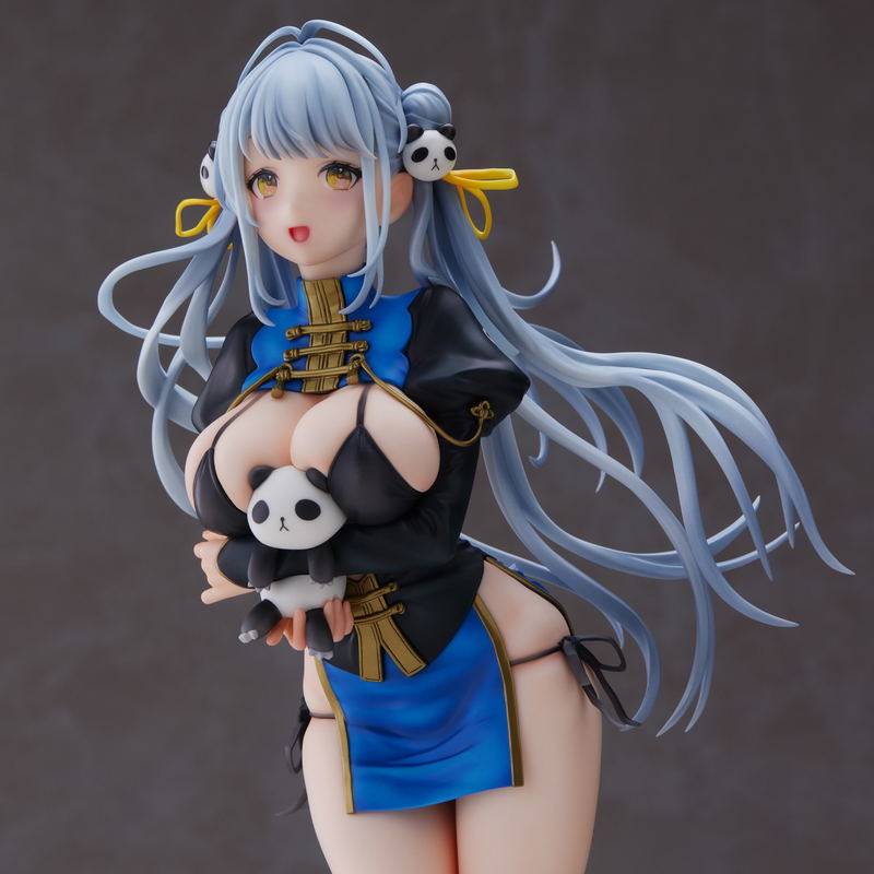 Original Character Pre-Painted Figure: Sencha Illustration Panda-chan (China Dress) image 7