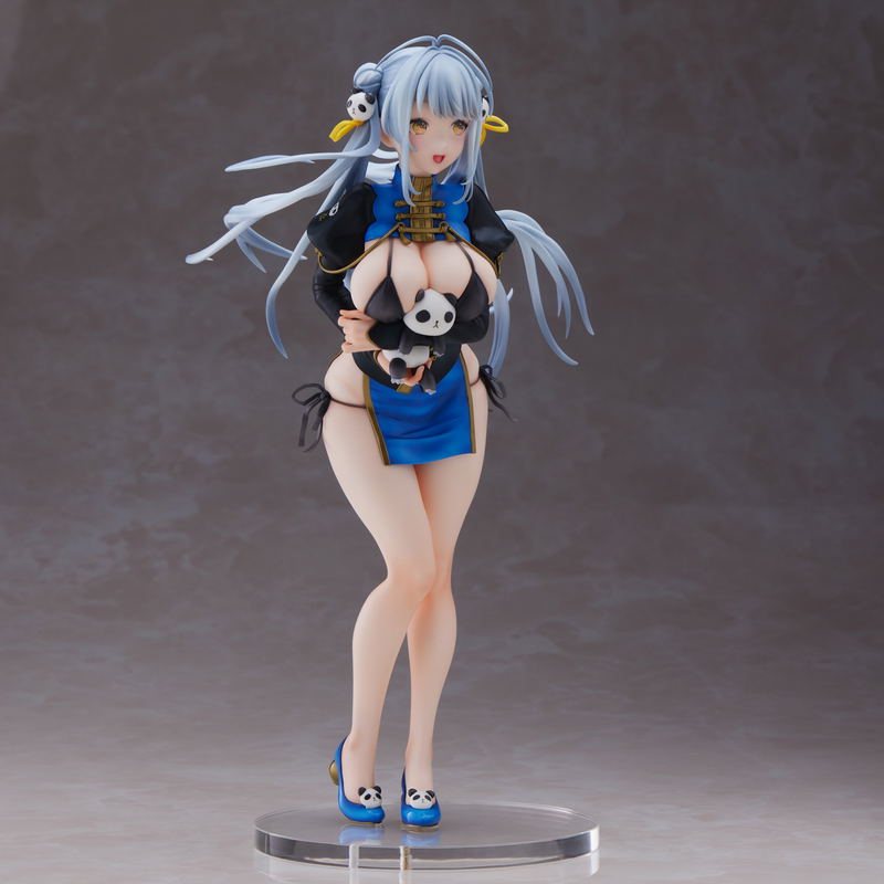 Original Character Pre-Painted Figure: Sencha Illustration Panda-chan (China Dress) image 4