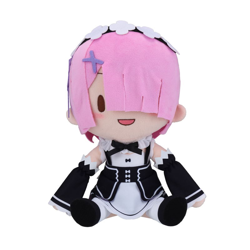 Re:Zero Starting Life in Another World Fuwa Petit Plush Ram L image 1