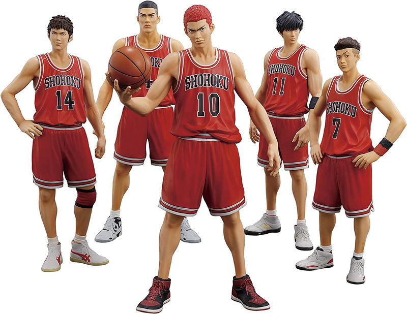 The Spirit Collection of Inoue Takehiko One and Only Slam Dunk Shohoku Starting Member Set (Set of 5 Pieces) image 1