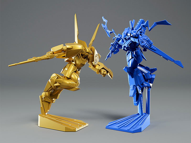 Blue Comet SPT Layzner PLAMAX MF-73 Plastic Model Kit: Minimum Factory Layzner & Zakaal SPT Color Ver. image 6