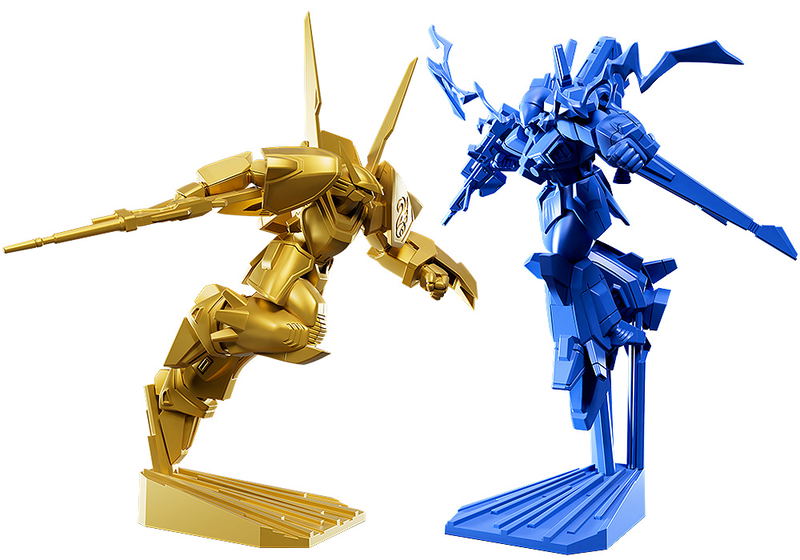 Blue Comet SPT Layzner PLAMAX MF-73 Plastic Model Kit: Minimum Factory Layzner & Zakaal SPT Color Ver. image 1