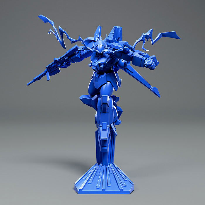 Blue Comet SPT Layzner PLAMAX MF-73 Plastic Model Kit: Minimum Factory Layzner & Zakaal SPT Color Ver. image 4