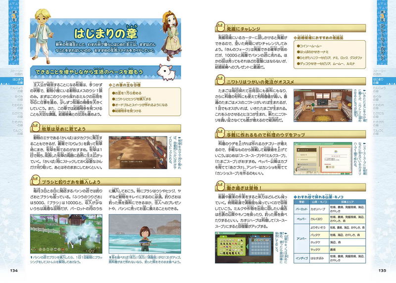 Bokujo Monogatari Welcome! Wonderful Life Official Complete Guide image 6