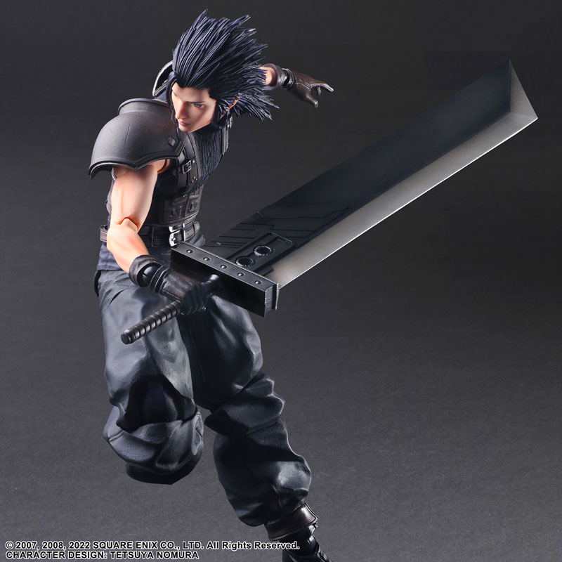 Crisis Core Final Fantasy VII Reunion Play Arts Kai: Zack Fair Soldier 1st Class image 5