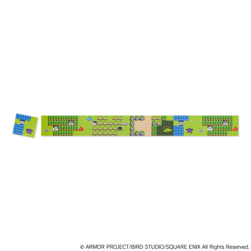 Dragon Quest Stationery Store Roll Stickers: Dot Field image 2