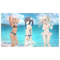 Fate/kaleid Liner Prisma Illya: Licht Nameless Girl Original Illustration Rubber Mat: Illya & Miyu & Chloe / Swimwear thumbnail 1