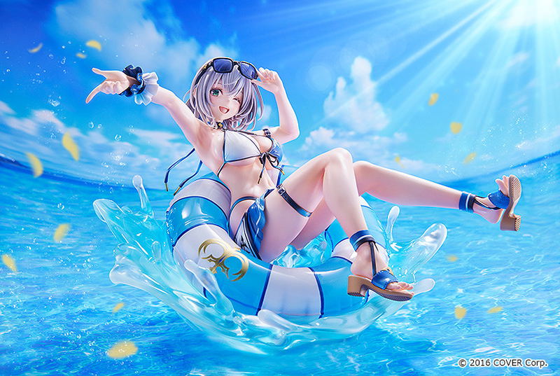 Hololive Production 1/7 Scale Pre-Painted Figure: Shirogane Noel Swimsuit Ver. image 7
