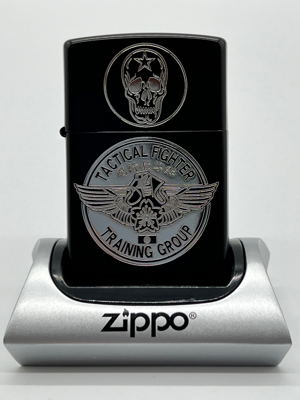 Japan Air Self-Defense Force Zippo Case: Tactical Fighter Training Group (No fuel or gas included)_