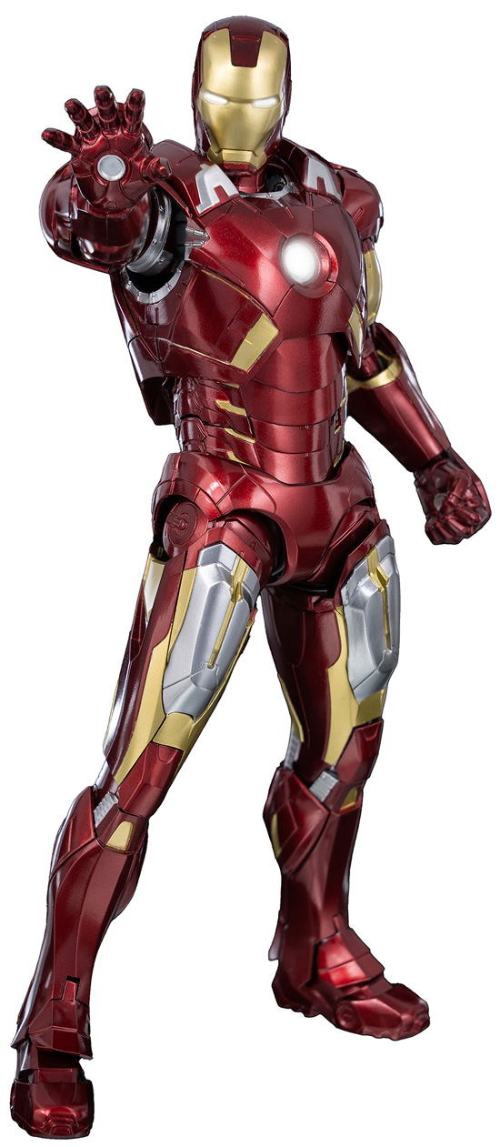 The Infinity Saga 1/12 Scale Pre-Painted Action Figure: DLX Iron Man Mark 7 image 1