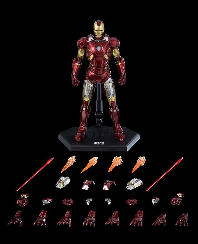 The Infinity Saga 1/12 Scale Pre-Painted Action Figure: DLX Iron Man Mark 7 image 11